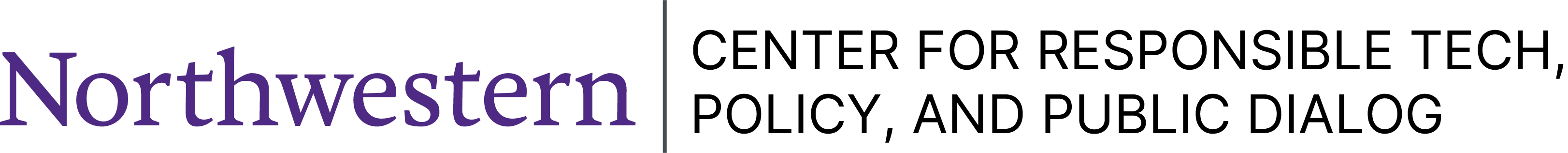 Northwestern Center for Responsible Technology, Policy, and Public Dialog